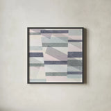 Pastel Reflections III by Moira Hershey. Shown in a sleek black glass frame for a contemporary gallery look. Available as an archival giclee rolled canvas, fine art paper, or poster print. SKU 35539a.