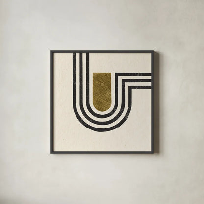 Path I by Moira Hershey. Shown in a sleek black glass frame for a contemporary gallery look. Available as an archival giclee rolled canvas, fine art paper, or poster print. SKU 82819a.