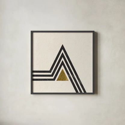 Path IV by Moira Hershey. Shown in a sleek black glass frame for a contemporary gallery look. Available as an archival giclee rolled canvas, fine art paper, or poster print. SKU 82822a.