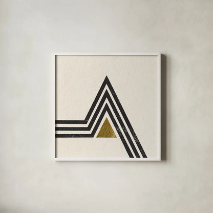 Path IV by Moira Hershey. Shown in a crisp white glass frame for a clean and minimalist style. Available as an archival giclee rolled canvas, fine art paper, or poster print. SKU 82822a.