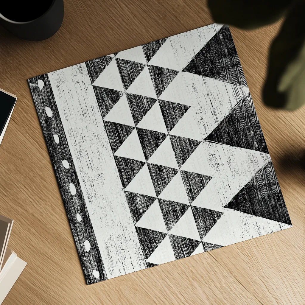 Patterns of the Savanna I No Gray BW by Moira Hershey. Shown as a detailed flat fine art print, highlighting archival giclee quality. Available as an archival giclee rolled canvas, fine art paper, or poster print. SKU 32124a.