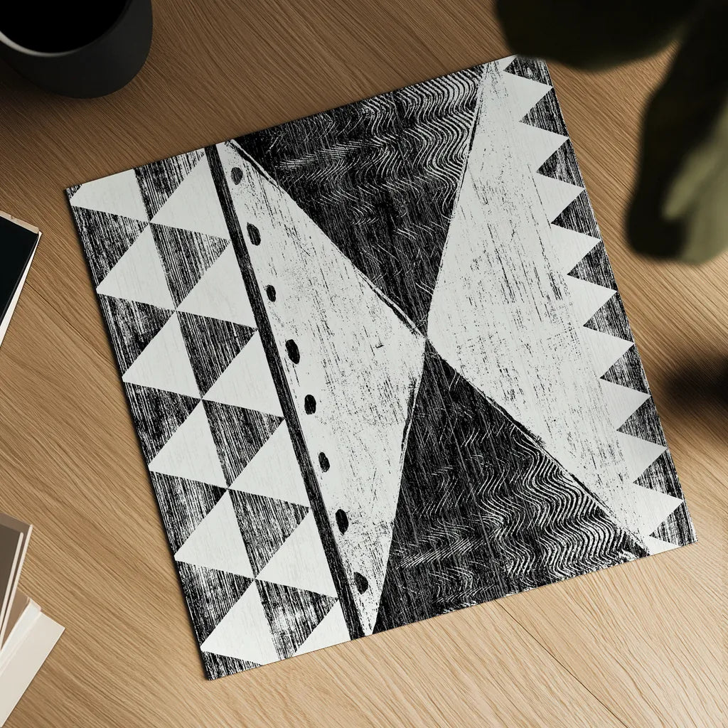 Patterns of the Savanna II No Gray BW by Moira Hershey. Shown as a detailed flat fine art print, highlighting archival giclee quality. Available as an archival giclee rolled canvas, fine art paper, or poster print. SKU 32125a.