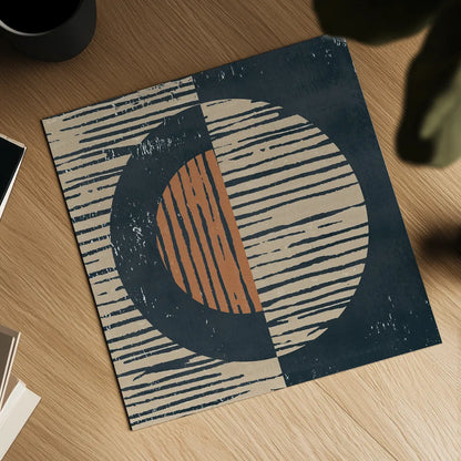 Primitive I by Moira Hershey. Shown as a detailed flat fine art print, highlighting archival giclee quality. Available as an archival giclee rolled canvas, fine art paper, or poster print. SKU 55290a.