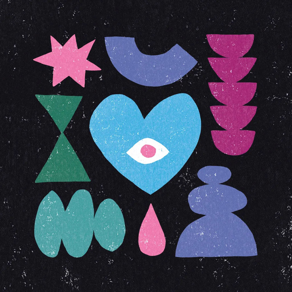 Primitive II by Moira Hershey. SKU 83569a. Archival Giclee Fine art print for wall decor.