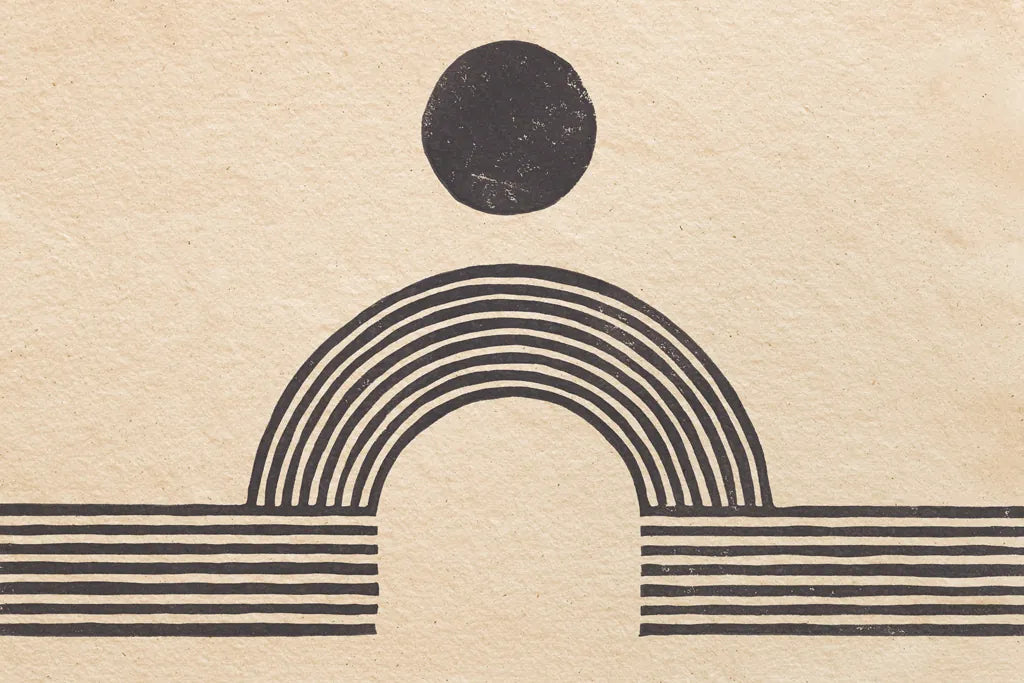 Rainbow Bridge by Moira Hershey. SKU 56294i. Archival Giclee Fine art print for wall decor.