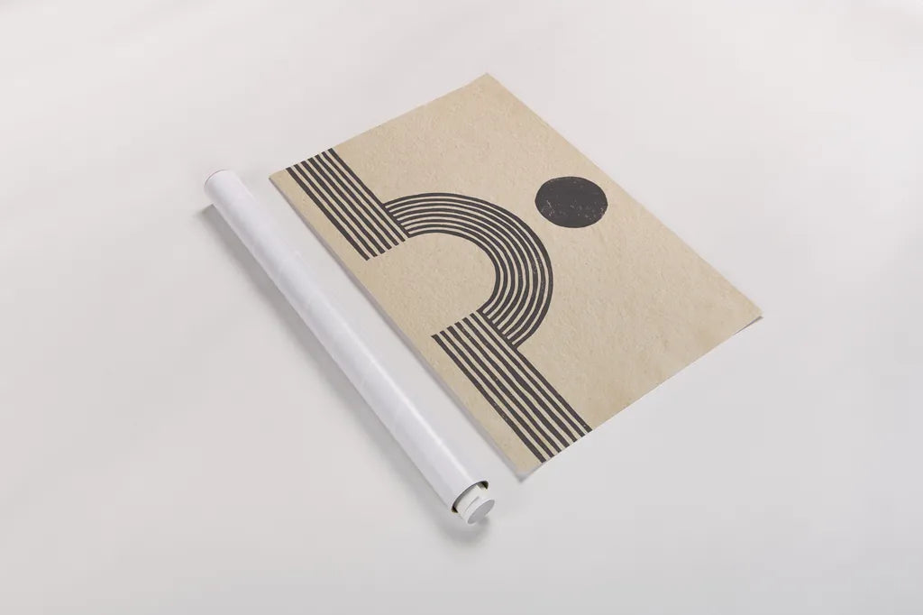 Rainbow Bridge by Moira Hershey. shown as a rolled paper print. Available as archival giclee rolled canvas, fine art paper, or poster print. SKU 56294i.