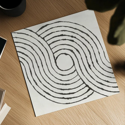 Rainbow Road II BW by Moira Hershey. Shown as a detailed flat fine art print, highlighting archival giclee quality. Available as an archival giclee rolled canvas, fine art paper, or poster print. SKU 56578a.