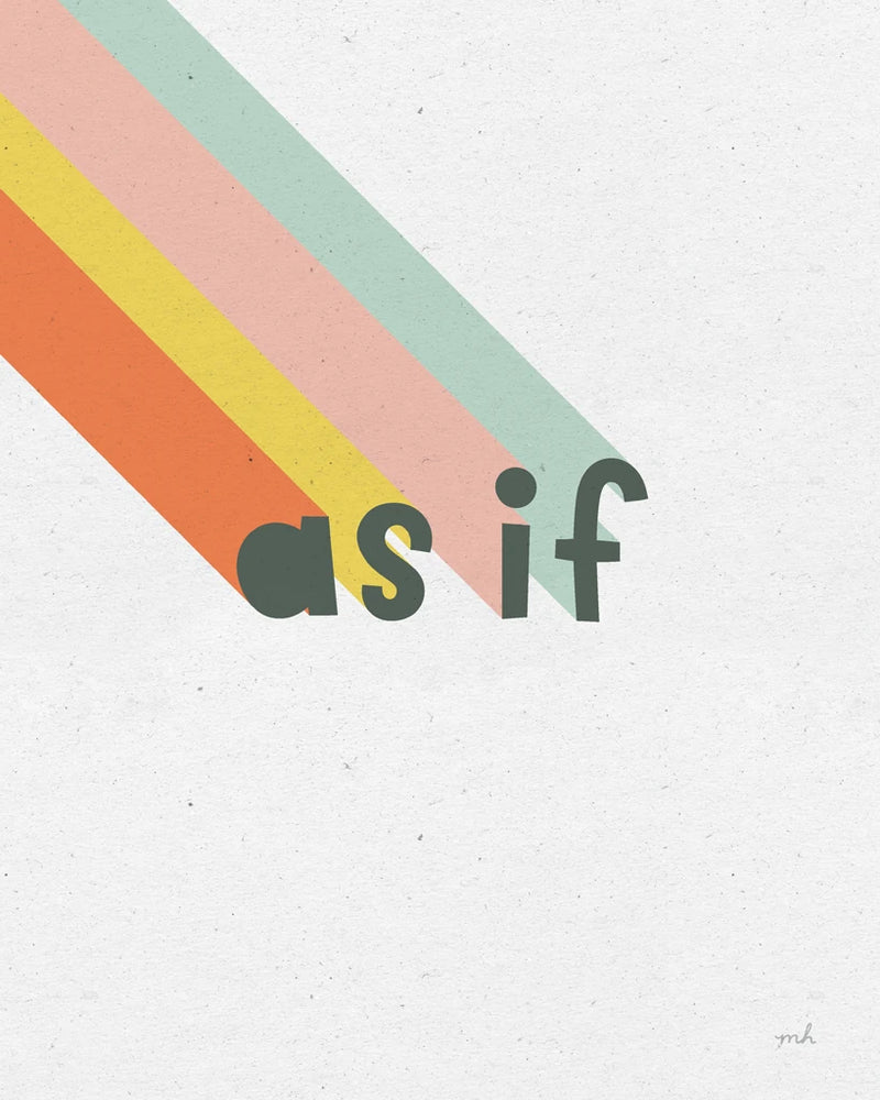 Rainbow Words I by Moira Hershey