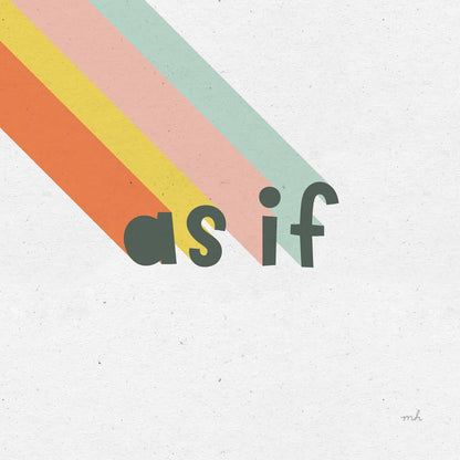 Rainbow Words I Crop by Moira Hershey. SKU 59229a. Archival Giclee Fine art print for wall decor.