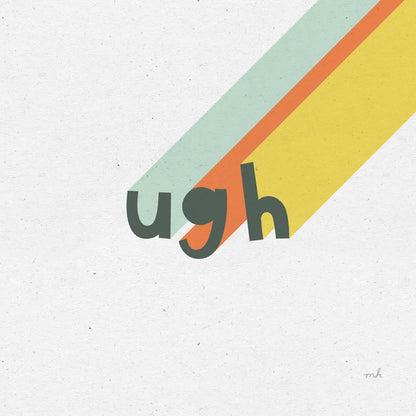 Rainbow Words II Crop by Moira Hershey. SKU 59230a. Archival Giclee Fine art print for wall decor.