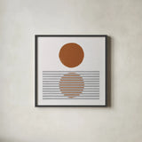 Reflection I by Moira Hershey. Shown in a sleek black glass frame for a contemporary gallery look. Available as an archival giclee rolled canvas, fine art paper, or poster print. SKU 63373a.