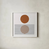 Reflection I by Moira Hershey. Shown in a crisp white glass frame for a clean and minimalist style. Available as an archival giclee rolled canvas, fine art paper, or poster print. SKU 63373a.