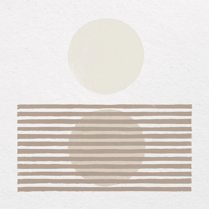 Reflection I Neutral by Moira Hershey. SKU 68118a. Archival Giclee Fine art print for wall decor.