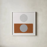 Reflection II by Moira Hershey. Shown in a crisp white glass frame for a clean and minimalist style. Available as an archival giclee rolled canvas, fine art paper, or poster print. SKU 63374a.
