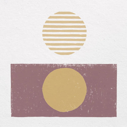 Reflection II Yellow by Moira Hershey. SKU 66737a. Archival Giclee Fine art print for wall decor.