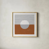 Reflection III by Moira Hershey. Shown in a natural wood glass frame for a timeless modern aesthetic. Available as an archival giclee rolled canvas, fine art paper, or poster print. SKU 63375a.