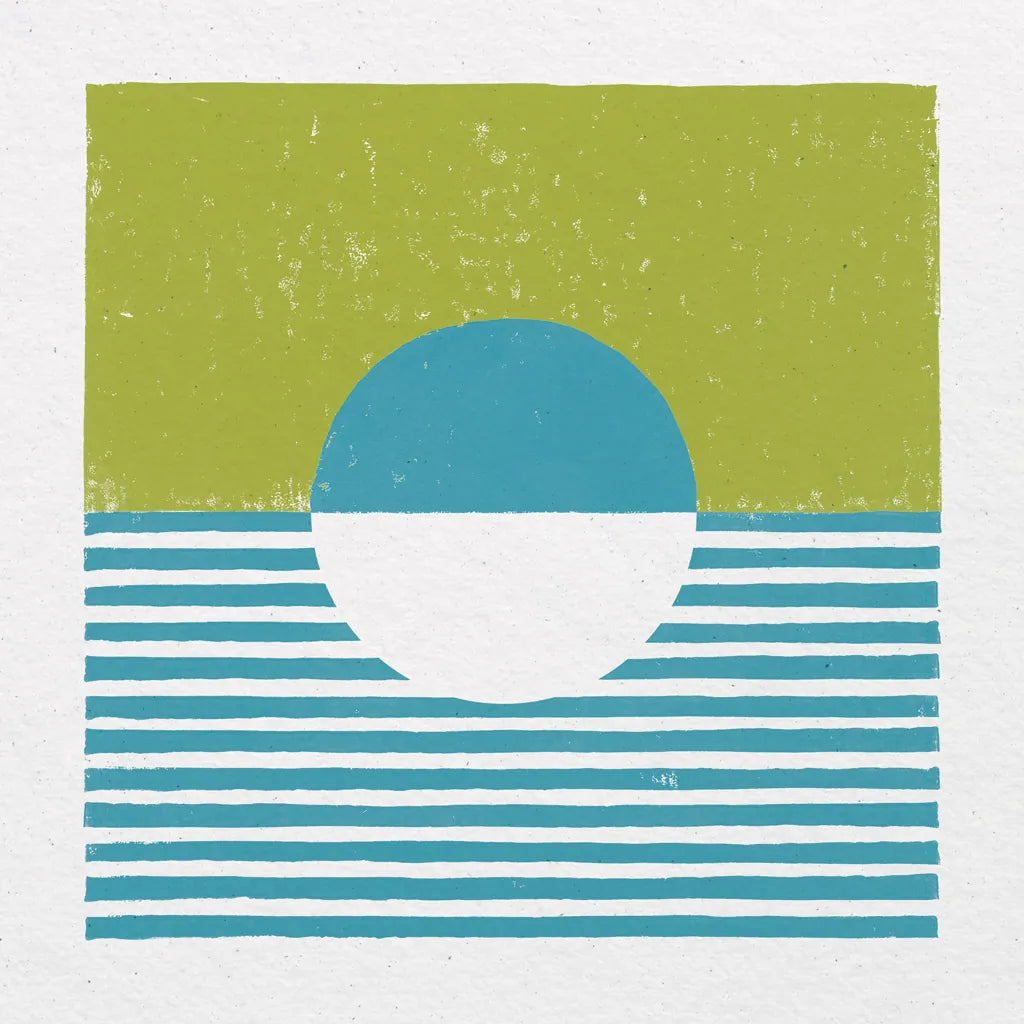 Reflection IV Green by Moira Hershey. SKU 72253a. Archival Giclee Fine art print for wall decor.