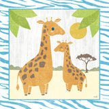 Safari Fun Giraffe by Moira Hershey. SKU 19923a. Archival Giclee Fine art print for wall decor.