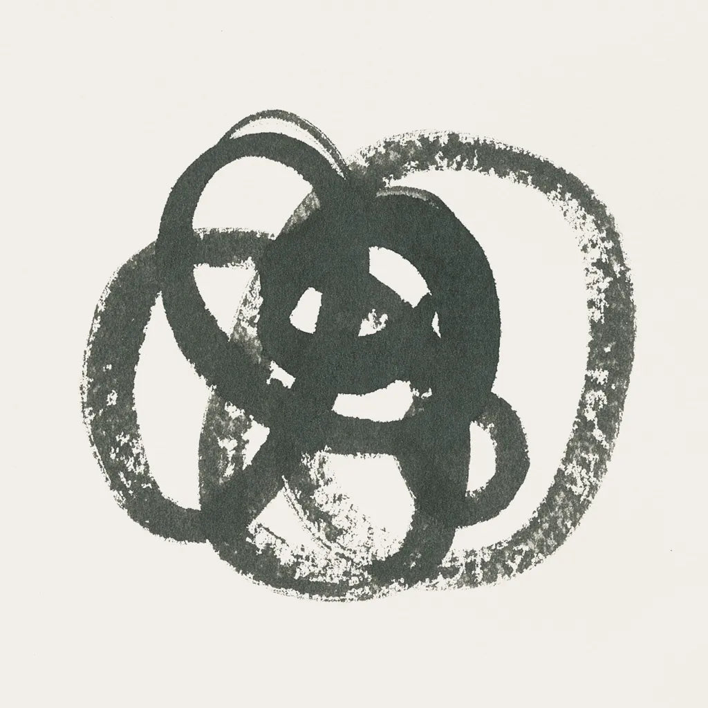 Scribbly Black I by Moira Hershey. SKU 54586a. Archival Giclee Fine art print for wall decor.