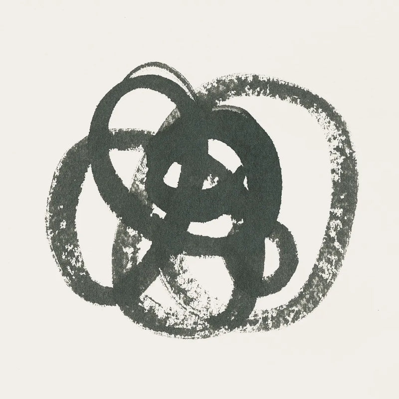 Scribbly Black I by Moira Hershey. SKU 54586a. Archival Giclee Fine art print for wall decor.