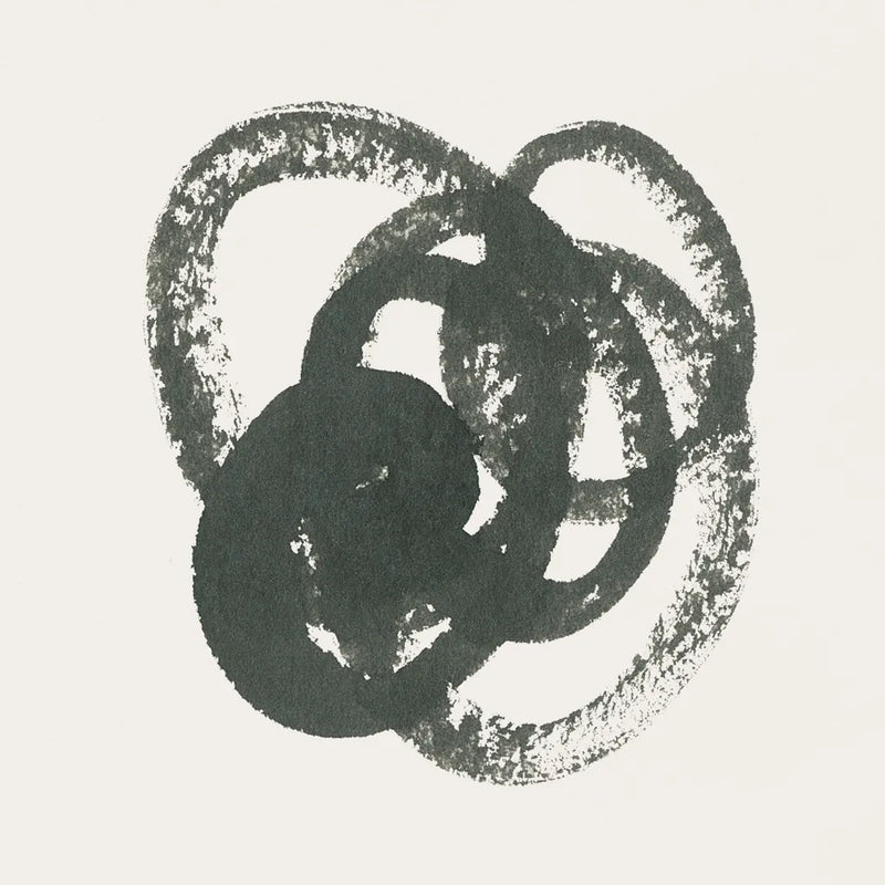 Scribbly Black II by Moira Hershey. SKU 54587a. Archival Giclee Fine art print for wall decor.