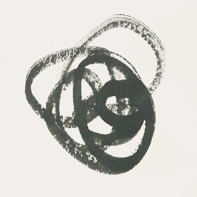 Scribbly Black III by Moira Hershey. SKU 54588a. Archival Giclee Fine art print for wall decor.