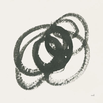 Scribbly Black IV by Moira Hershey. SKU 54589a. Archival Giclee Fine art print for wall decor.