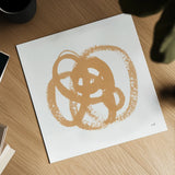Scribbly Spring I by Moira Hershey. Shown as a detailed flat fine art print, highlighting archival giclee quality. Available as an archival giclee rolled canvas, fine art paper, or poster print. SKU 54582a.