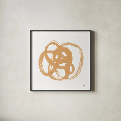 Scribbly Spring I by Moira Hershey. Shown in a sleek black glass frame for a contemporary gallery look. Available as an archival giclee rolled canvas, fine art paper, or poster print. SKU 54582a.