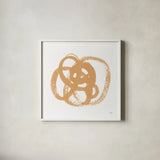 Scribbly Spring I by Moira Hershey. Shown in a crisp white glass frame for a clean and minimalist style. Available as an archival giclee rolled canvas, fine art paper, or poster print. SKU 54582a.
