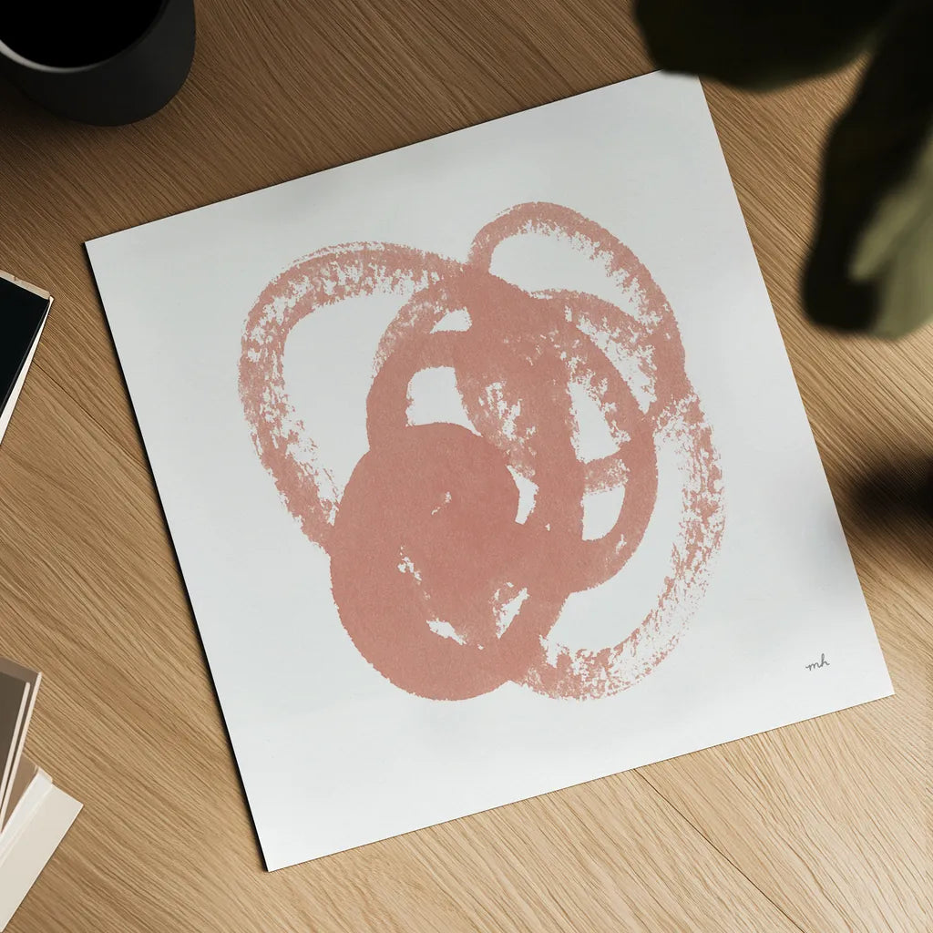 Scribbly Spring II by Moira Hershey. Shown as a detailed flat fine art print, highlighting archival giclee quality. Available as an archival giclee rolled canvas, fine art paper, or poster print. SKU 54583a.