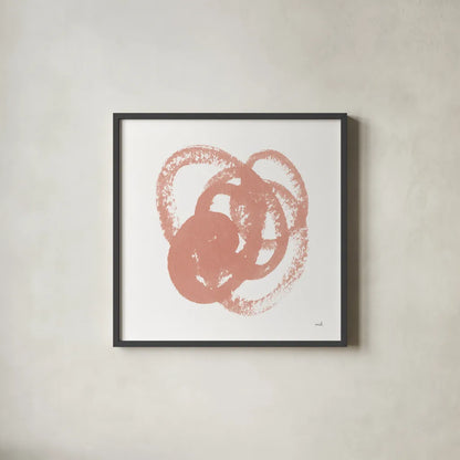 Scribbly Spring II by Moira Hershey. Shown in a sleek black glass frame for a contemporary gallery look. Available as an archival giclee rolled canvas, fine art paper, or poster print. SKU 54583a.