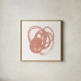 Scribbly Spring II by Moira Hershey. Shown in a natural wood glass frame for a timeless modern aesthetic. Available as an archival giclee rolled canvas, fine art paper, or poster print. SKU 54583a.