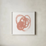 Scribbly Spring II by Moira Hershey. Shown in a crisp white glass frame for a clean and minimalist style. Available as an archival giclee rolled canvas, fine art paper, or poster print. SKU 54583a.