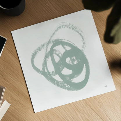 Scribbly Spring III by Moira Hershey. Shown as a detailed flat fine art print, highlighting archival giclee quality. Available as an archival giclee rolled canvas, fine art paper, or poster print. SKU 54584a.