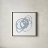 Scribbly Spring IV by Moira Hershey. Shown in a sleek black glass frame for a contemporary gallery look. Available as an archival giclee rolled canvas, fine art paper, or poster print. SKU 54585a.