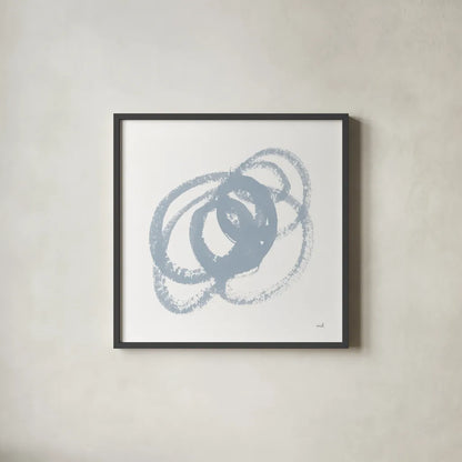 Scribbly Spring IV by Moira Hershey. Shown in a sleek black glass frame for a contemporary gallery look. Available as an archival giclee rolled canvas, fine art paper, or poster print. SKU 54585a.