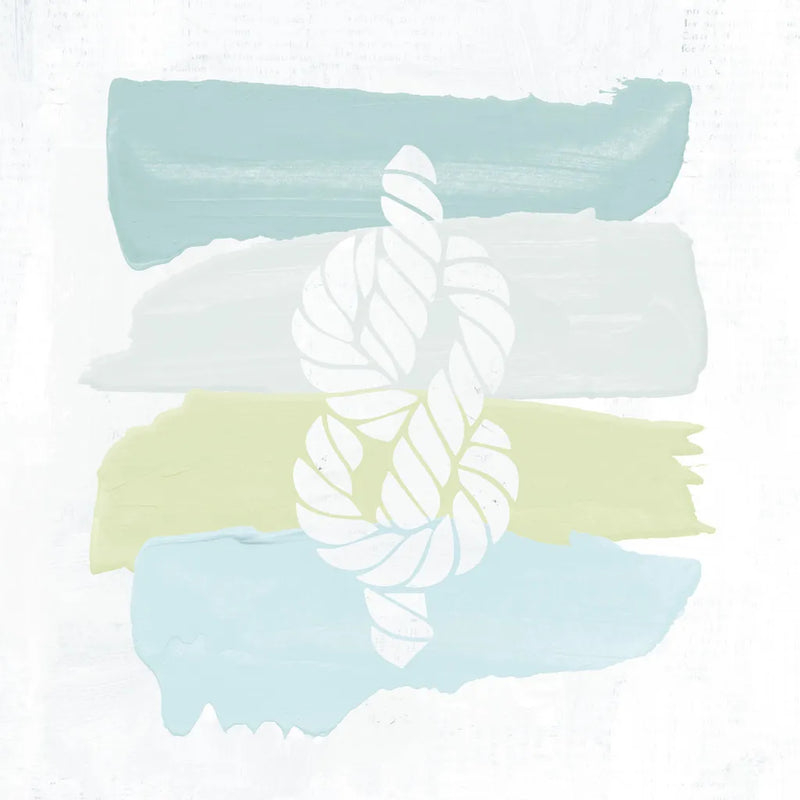 Seaside Swatch Knot by Moira Hershey. SKU 32775a. Archival Giclee Fine art print for wall decor.