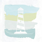 Seaside Swatch Lighthouse by Moira Hershey. SKU 32774a. Archival Giclee Fine art print for wall decor.