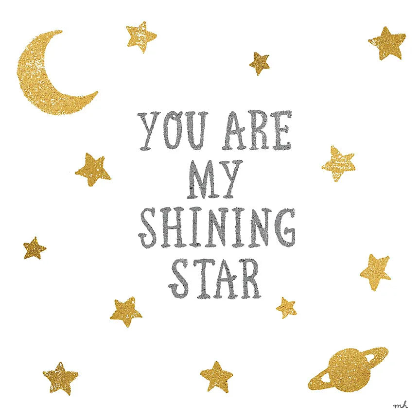 Shining Star by Moira Hershey. SKU 16830a. Archival Giclee Fine art print for wall decor.