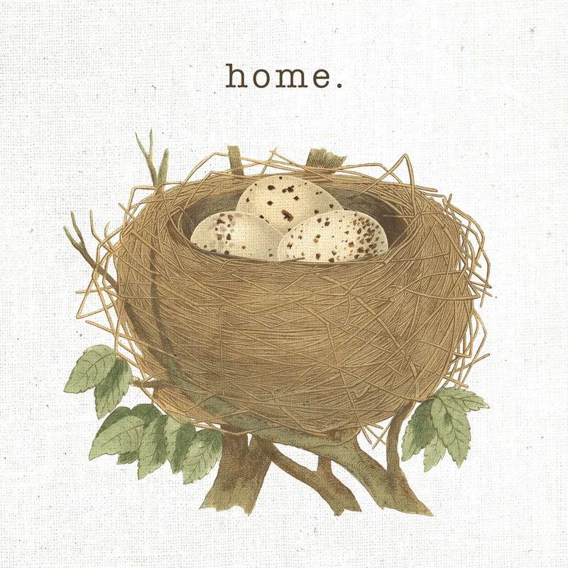 Spring Nest II Home by Moira Hershey. SKU 71348a. Archival Giclee Fine art print for wall decor.