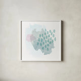 Sublime II by Moira Hershey. Shown in a crisp white glass frame for a clean and minimalist style. Available as an archival giclee rolled canvas, fine art paper, or poster print. SKU 31959a.