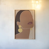 Summer Glow I by Moira Hershey. shown as a paper print in a natural frame. Available as a archival giclee rolled canvas, fine art paper, or poster print. SKU 78392h.