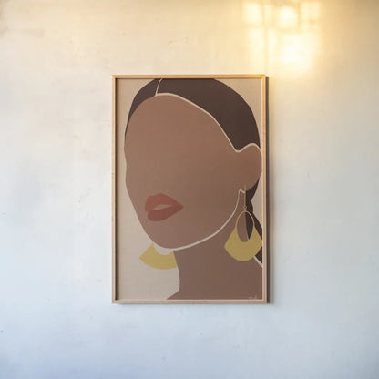 Summer Glow II by Moira Hershey. shown as a paper print in a natural frame. Available as a archival giclee rolled canvas, fine art paper, or poster print. SKU 78393h.