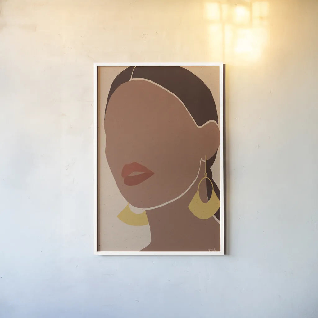 Summer Glow II by Moira Hershey. shown as a paper print in a white frame. Available as a archival giclee rolled canvas, fine art paper, or poster print. SKU 78393h.