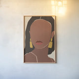 Sun Kissed II by Moira Hershey. shown as a paper print in a natural frame. Available as a archival giclee rolled canvas, fine art paper, or poster print. SKU 72624h.