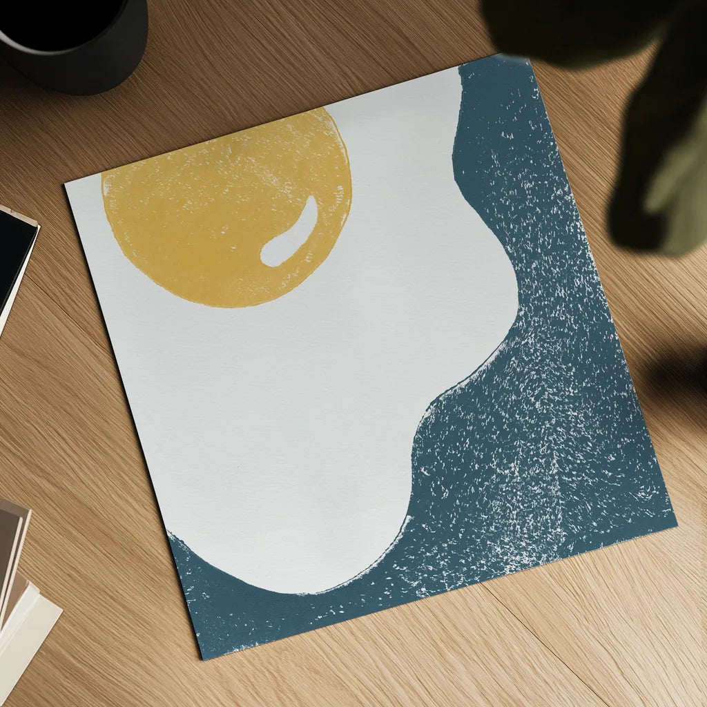 Sunny Side I by Moira Hershey. Shown as a detailed flat fine art print, highlighting archival giclee quality. Available as an archival giclee rolled canvas, fine art paper, or poster print. SKU 63366a.