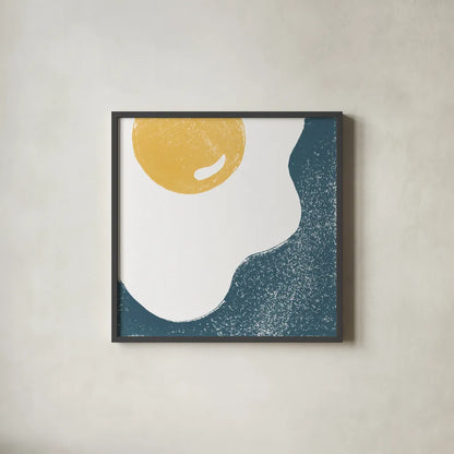 Sunny Side I by Moira Hershey. Shown in a sleek black glass frame for a contemporary gallery look. Available as an archival giclee rolled canvas, fine art paper, or poster print. SKU 63366a.