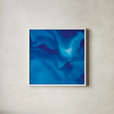 Surface by Moira Hershey. Shown in a crisp white glass frame for a clean and minimalist style. Available as an archival giclee rolled canvas, fine art paper, or poster print. SKU 36913a.