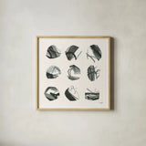 Tempest I by Moira Hershey. Shown in a natural wood glass frame for a timeless modern aesthetic. Available as an archival giclee rolled canvas, fine art paper, or poster print. SKU 56822a.